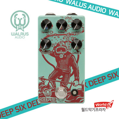 월러스 이펙터 Walrus Audio Deep six V3 컴프레서 페달