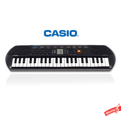 카시오 미니 키보드 건반 피아노 SA77 44건반 휴대용