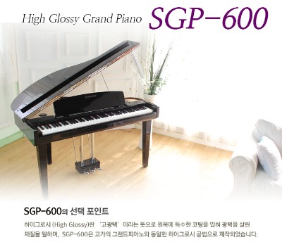 다이나톤 SGP-600 하이글로시 슬림 그랜드피아노 유광블랙