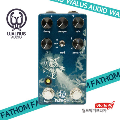 월러스 이펙터 오디오 패덤 Walrus Audio Fathom / 멀티 펑션 리버브 페달