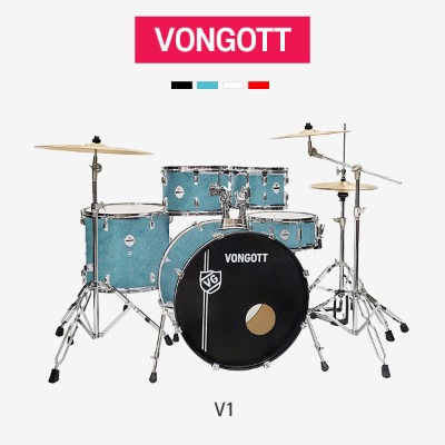 폰거트 드럼세트 100% 베이스우드 5기통 VONGOTT V1