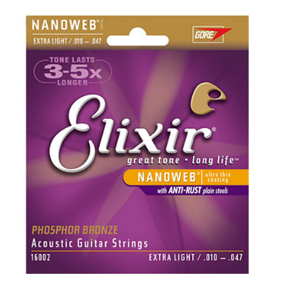 Elixir Nanoweb 엘릭서 나노웹 포스포브론즈 Extra Light (010-047)16002